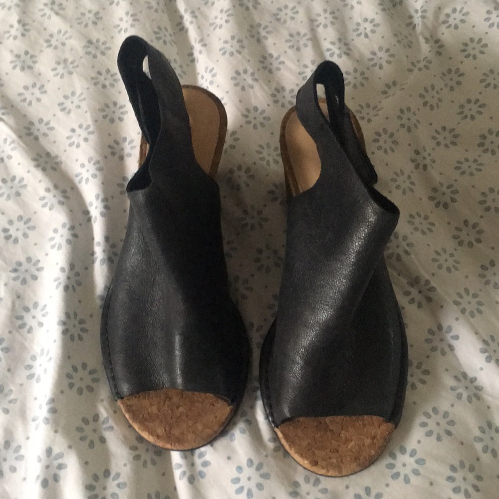 Clark’s wedge shoes